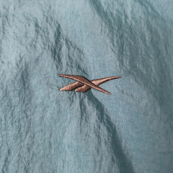 Reebok Teal Pullover Jacket Windbreaker. Size Small - Picture 8 of 12